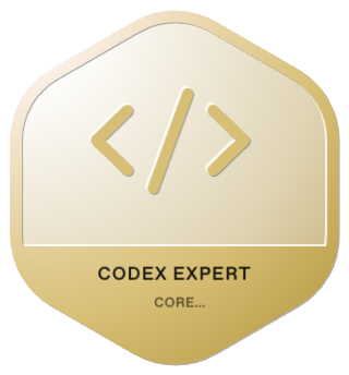 Insignia Codex Expert de OpenAI, nivel Core Knowledge